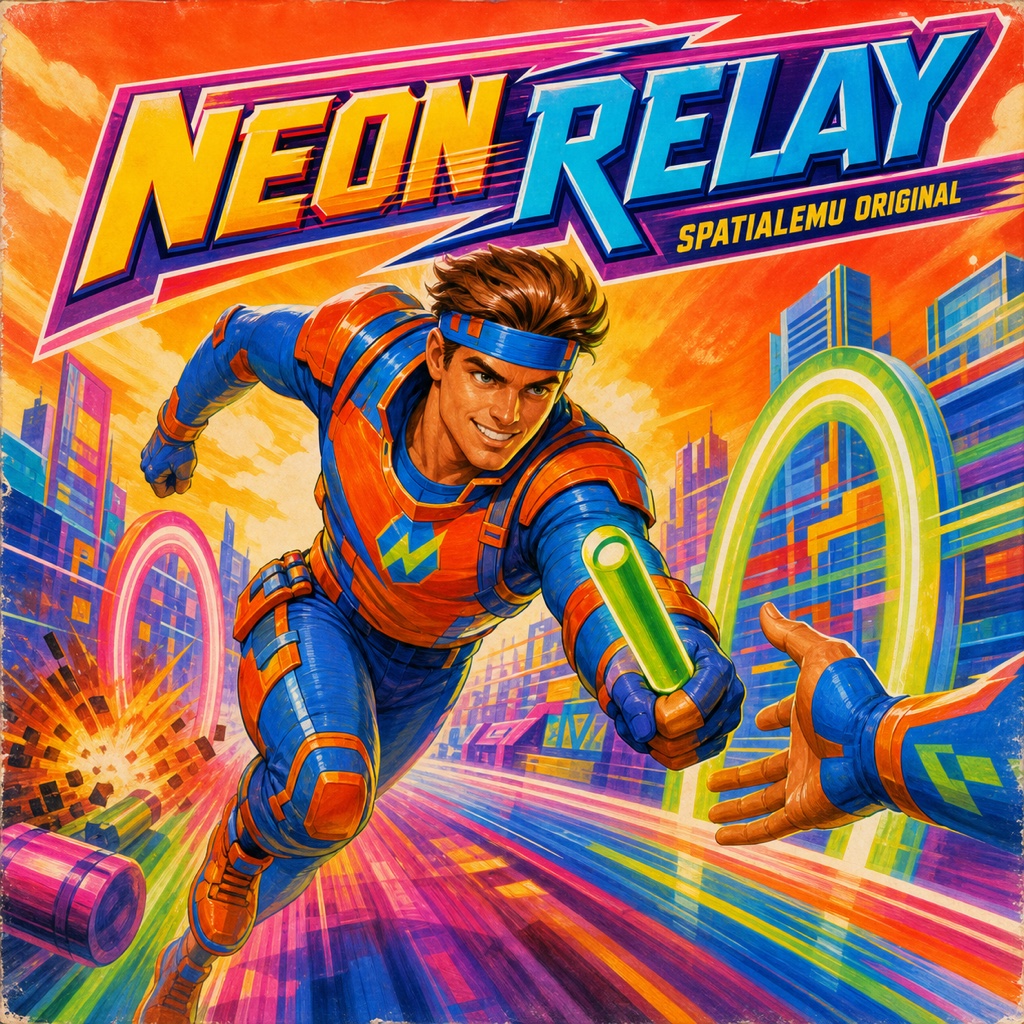 Neon Relay, original demo cover artwork