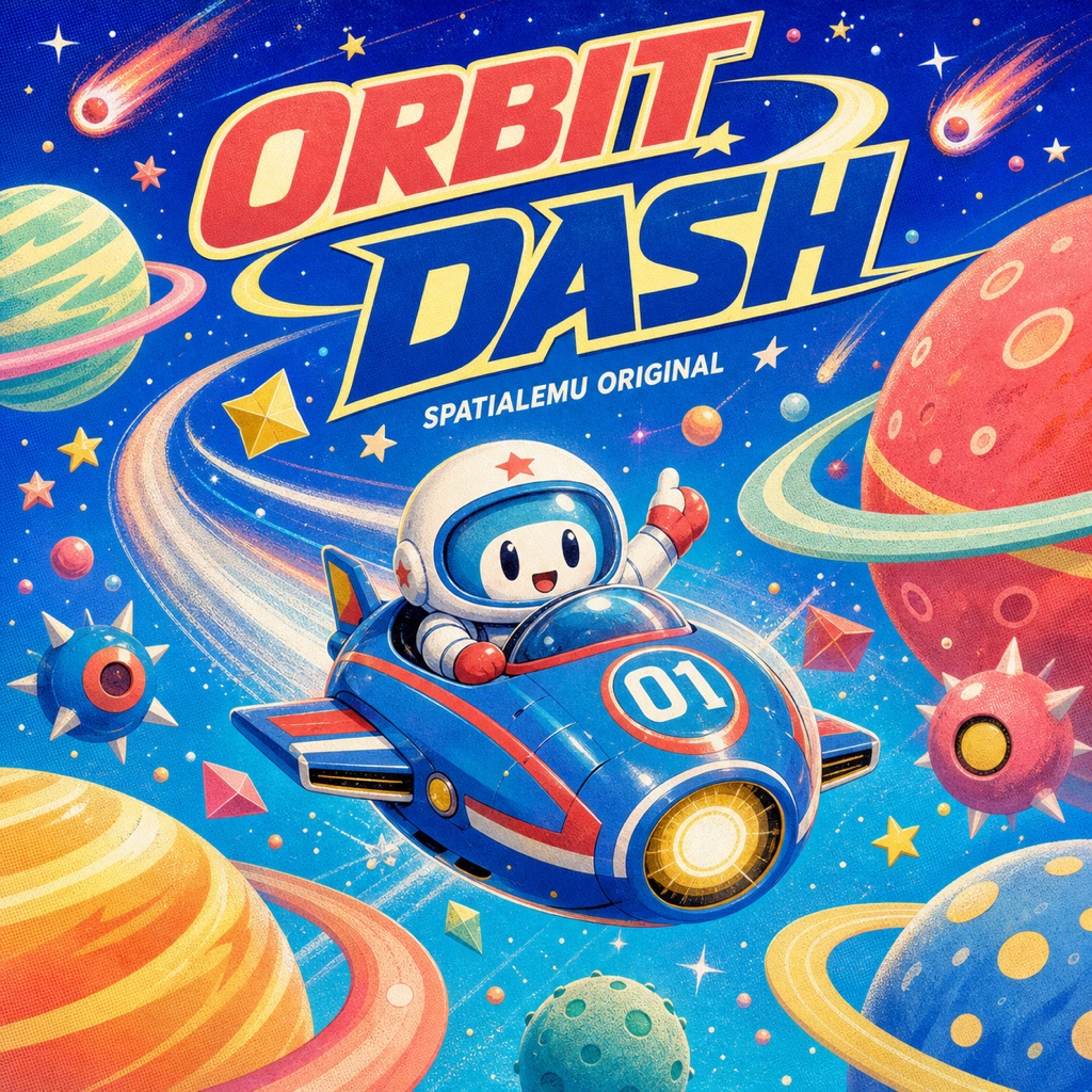 Orbit Dash, original demo cover artwork